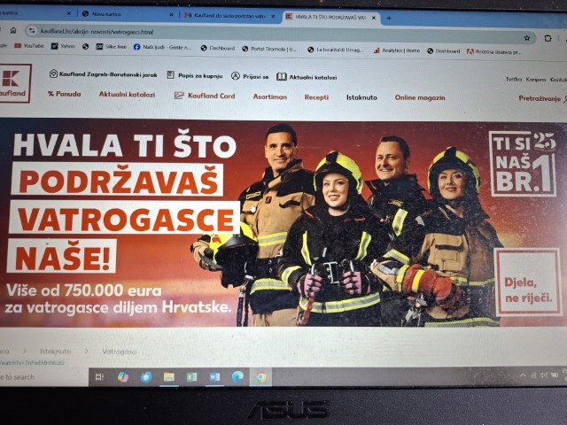 Akcija iz Kauflanda: Hvala ti što podržavaš vatrogasce naše